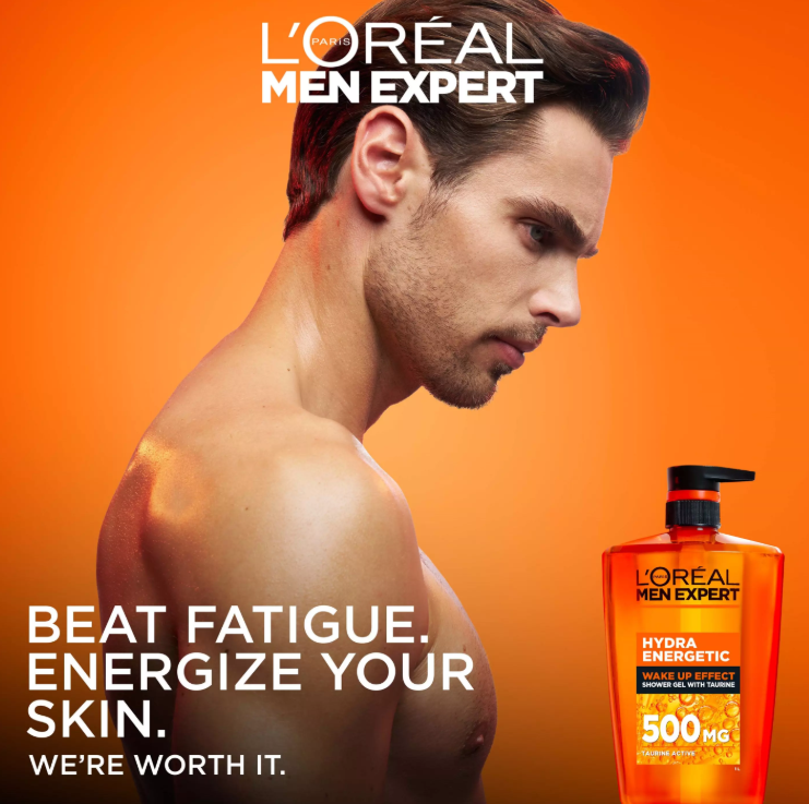 L'Oréal Paris Men Expert Hydra Energy XXXL Shower Gel 1000ml