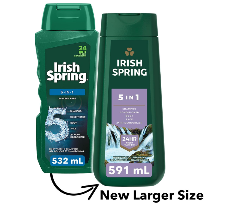 Irish Spring 5-in-1 Body Wash for Men 20 fl oz