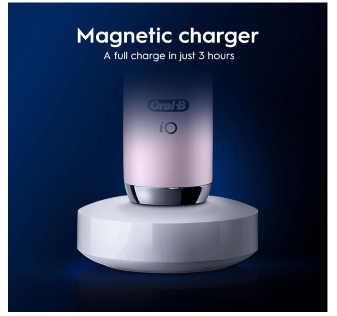 Oral-B iO Series 9 Electric Toothbrush Rose Quartz with Charging Case &amp; Fast Charger