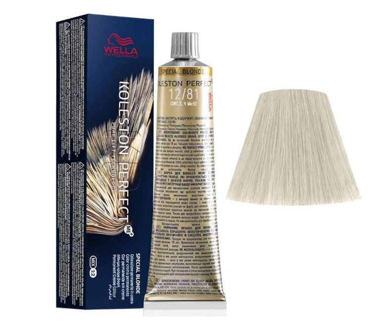 Wella Professionals Koleston Perfect Me 12/81 Special Pearl Ash Blonde 60ml