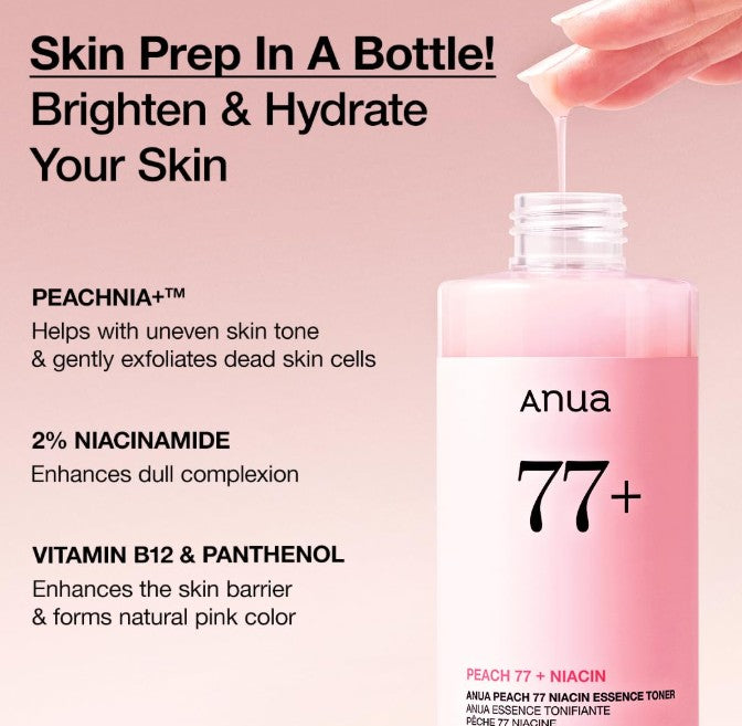 Anua Peach 77 Niacin Essence Toner 250ml