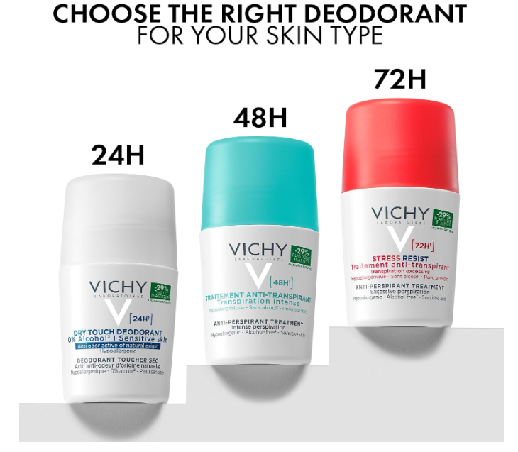 Vichy 72hr Stress Resist Anti-Perspirant Deodorant 50ml