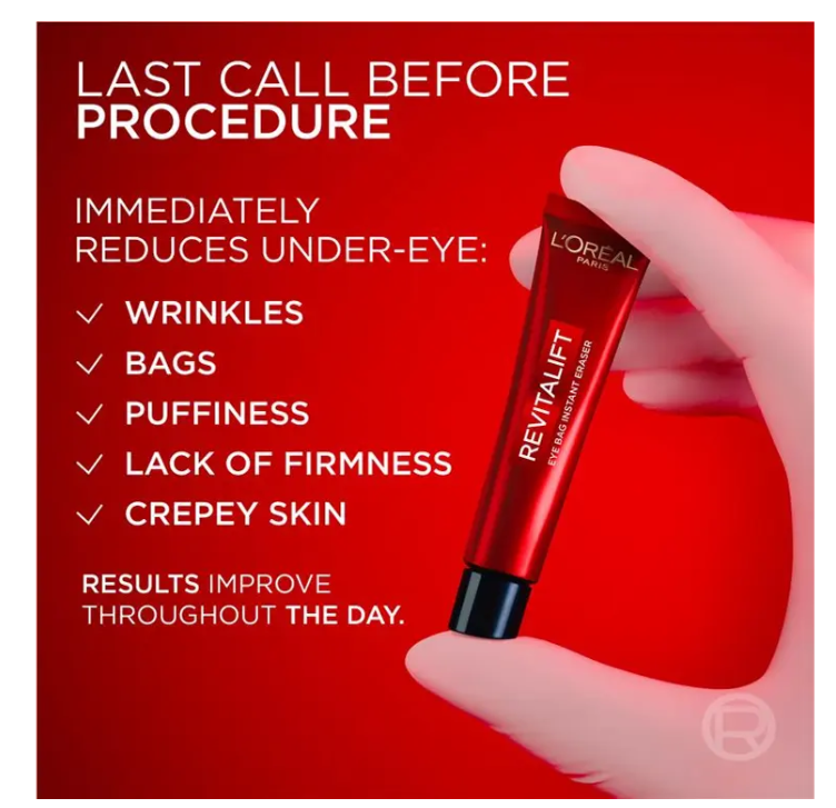 L'Oréal Paris Revitalift Laser Eye Bag Instant Eraser 15ml