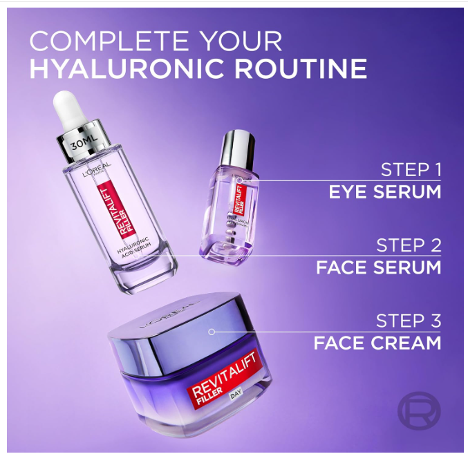 L'Oréal Paris Revitalift Hyaluronic Acid Anti-Wrinkle Serum 30ml