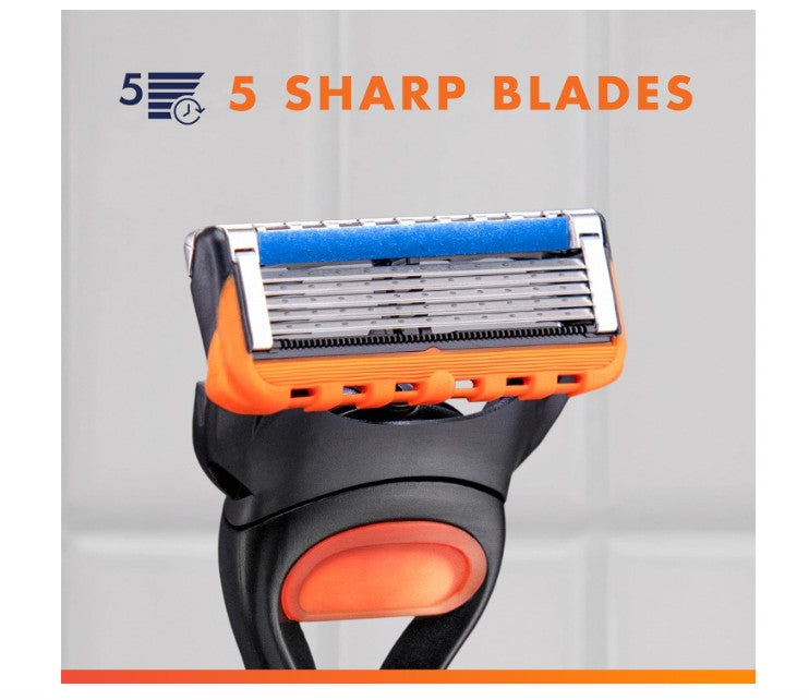 Gillette Fusion5 Men's Razor Kit (1 Razor Handle + 8 Blade Refills)