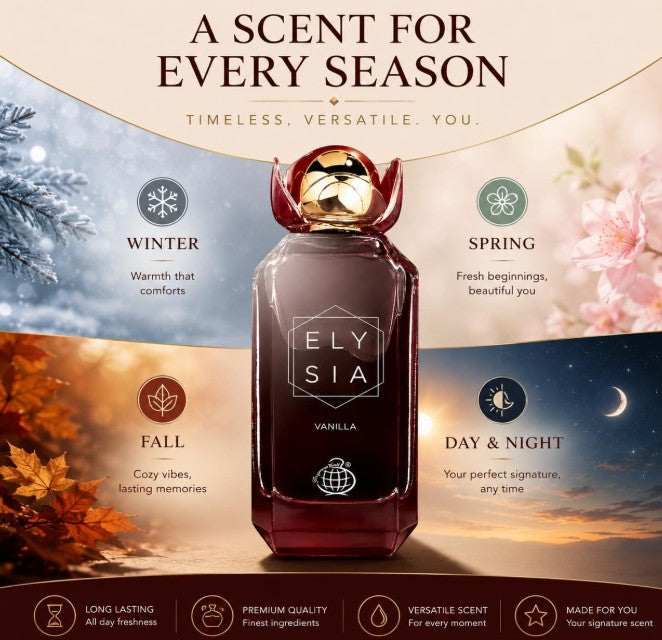 Fragrance World Elysia Vanilla Eau De Parfum 100ml