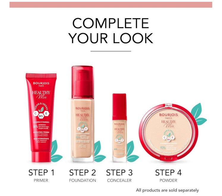 Bourjois Paris Healthy Mix Foundation 52W Vanilla 30ml