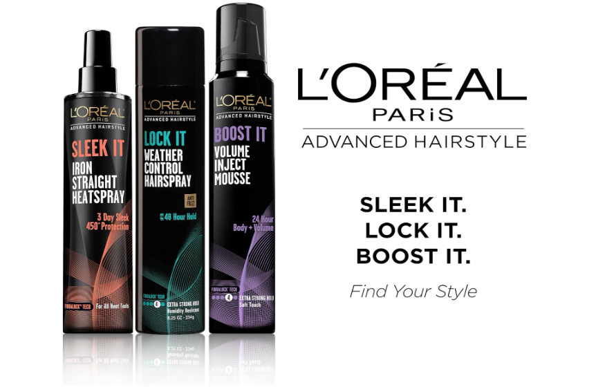 L'Oréal Paris Advanced Hairstyle Sleek It Iron Straight Heat Spray 170ml
