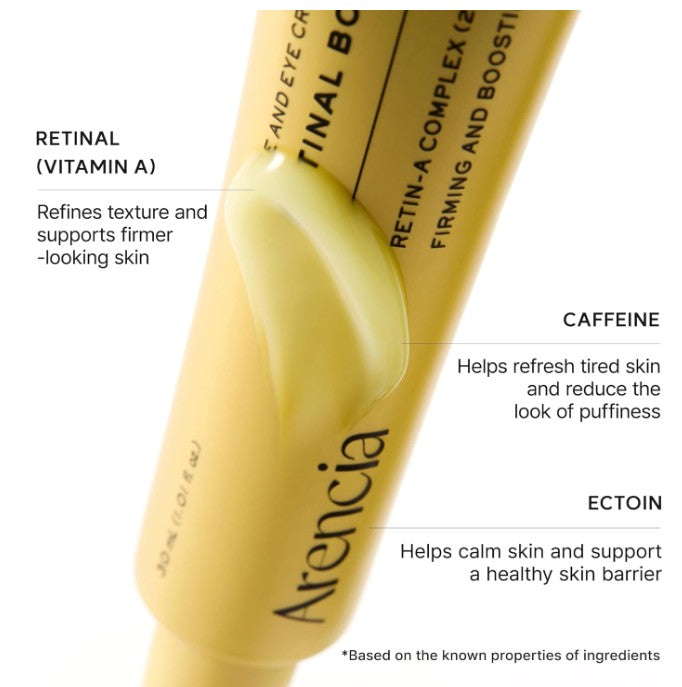 Arencia Retinal Booster Shot Face and Eye Cream 30ml
