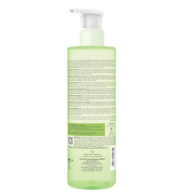 A-Derma Exomega Control 2-in-1 Emollient Cleansing Gel 500ml