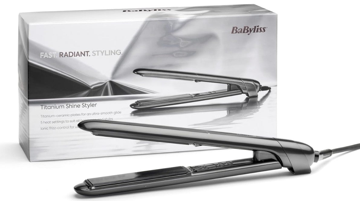 BaByliss Titanium Shine Hair Straightener – Model ST620U