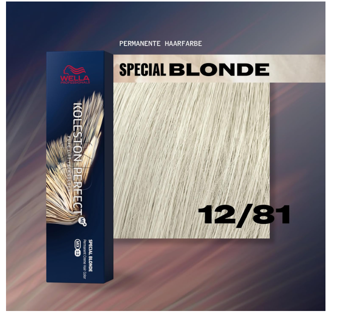 Wella Professionals Koleston Perfect Me 12/81 Special Blonde Pearl Ash 60ml – 3 Pack
