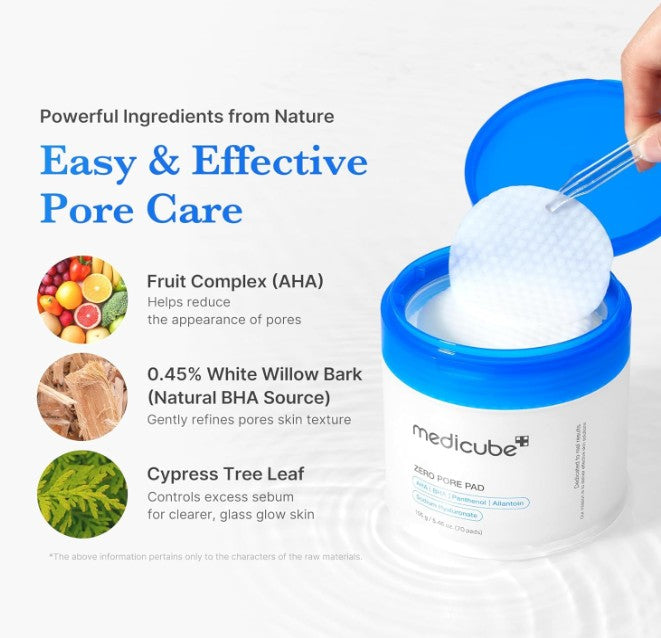 Medicube Zero Pore Pad 2.0 (70 Pads, 155g)