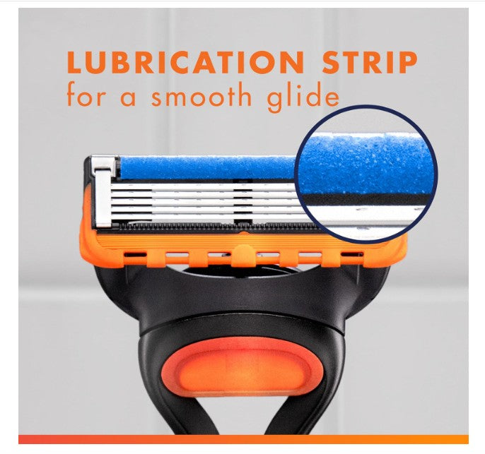 Gillette Fusion5 Men's Razor Kit (1 Razor Handle + 12 Blade Refills)
