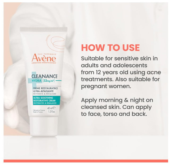 Avène Cleanance CLEAN-AC Soothing Cream 40ml