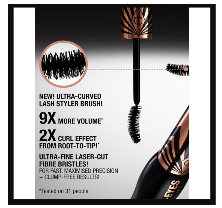 Charlotte Tilbury Exagger-Eyes Volume Mascara - Intense Black 10ml