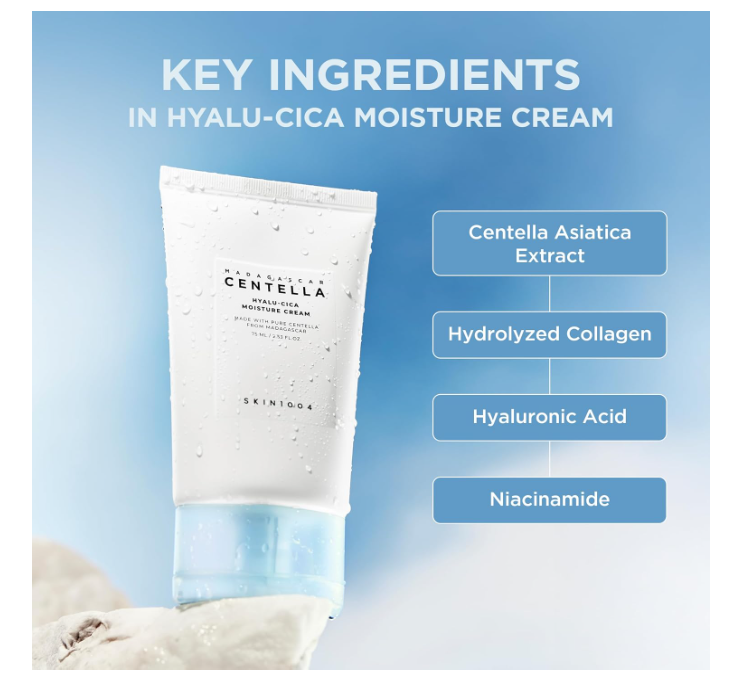 SKIN1004 Madagascar Centella Hyalu-Cica Moisture Cream 75ml