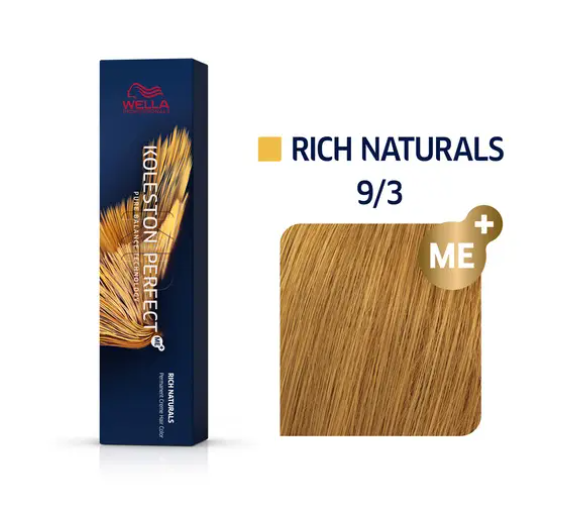 Wella Professionals Koleston Perfect Me+ 9/3 Light Blonde Gold 60ml
