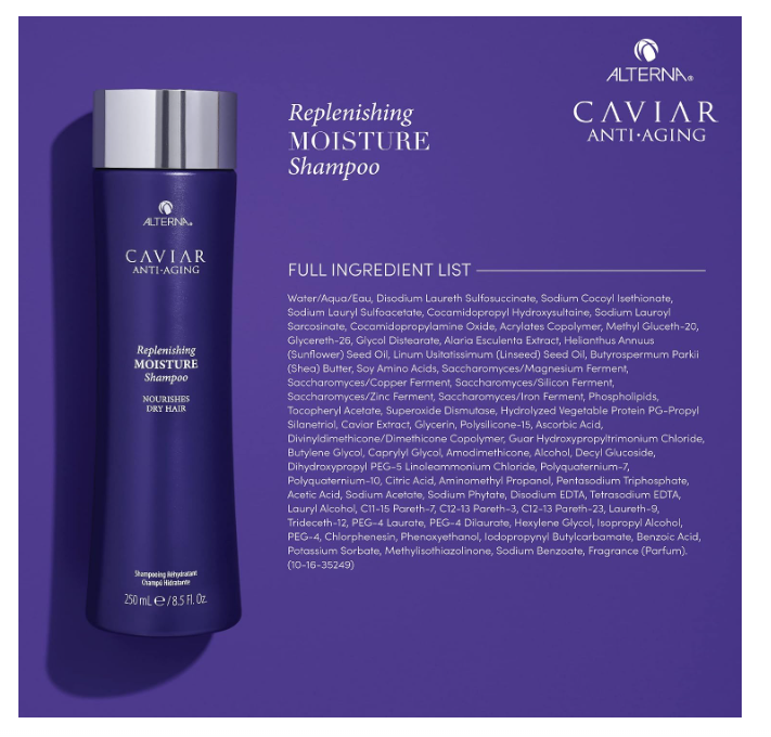 Alterna Caviar Anti-Aging Replenishing Moisture Shampoo 250ml