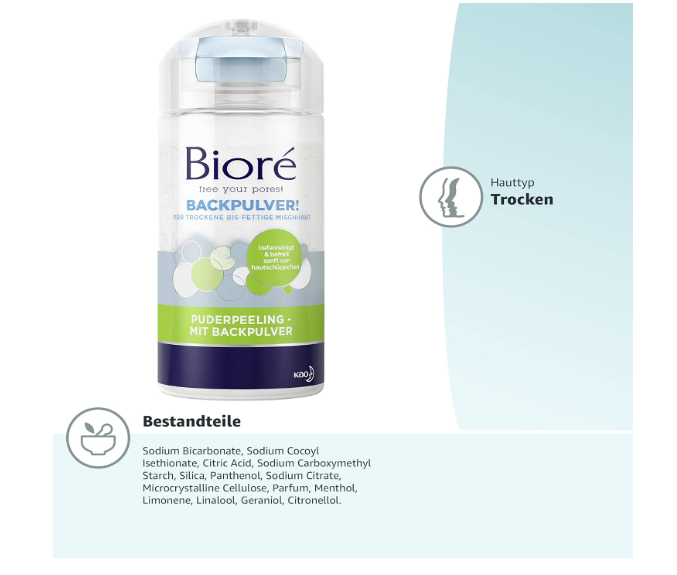 Bioré Deep Cleansing Powder Scrub 125g