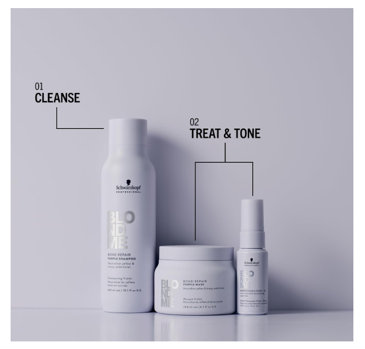 BlondMe Bond Repair Purple Mask 200ml
