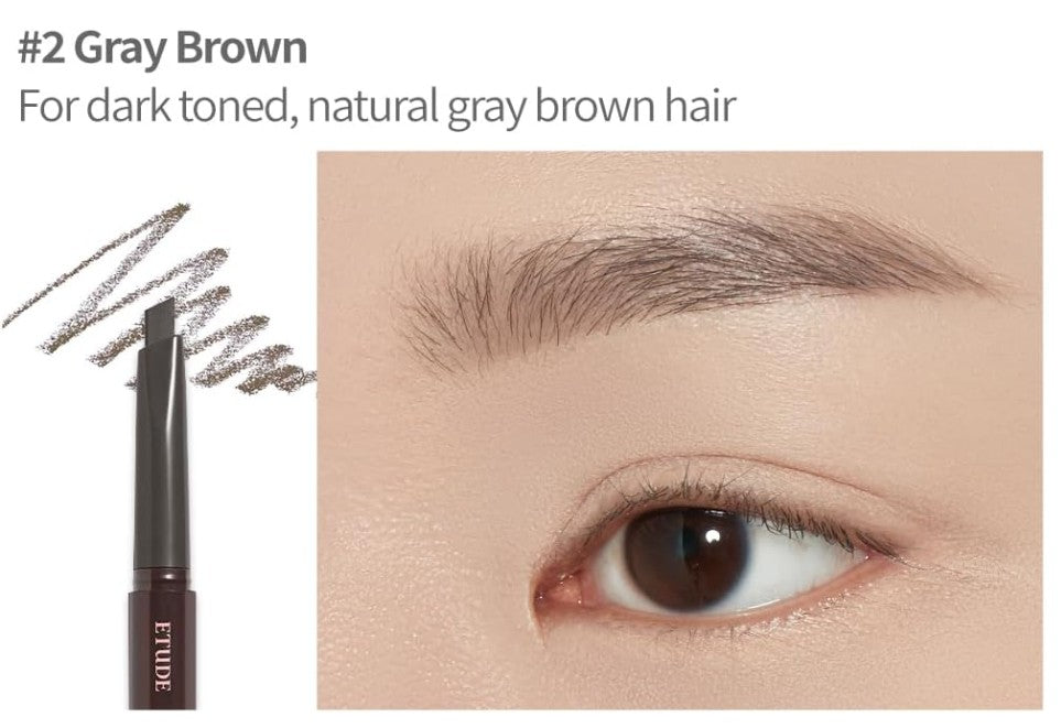 Etude Drawing Eye Brow – #2 Grey Brown