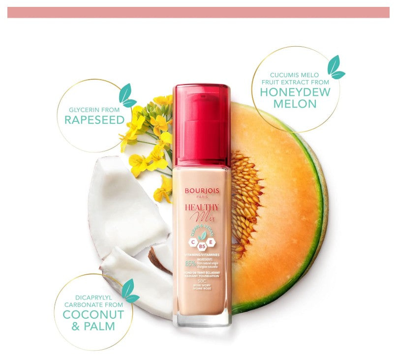 Bourjois Paris Healthy Mix Foundation 53W Light Beige 30ml