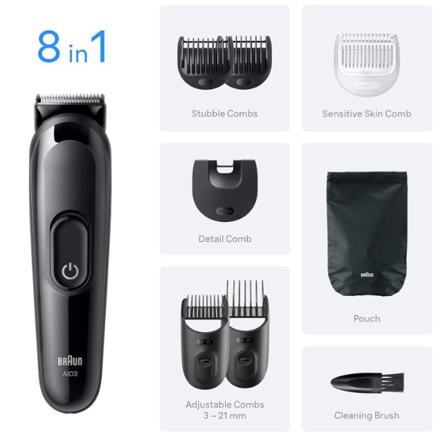 Braun Series 3 All-In-One Trimmer Model AIO3545 Black