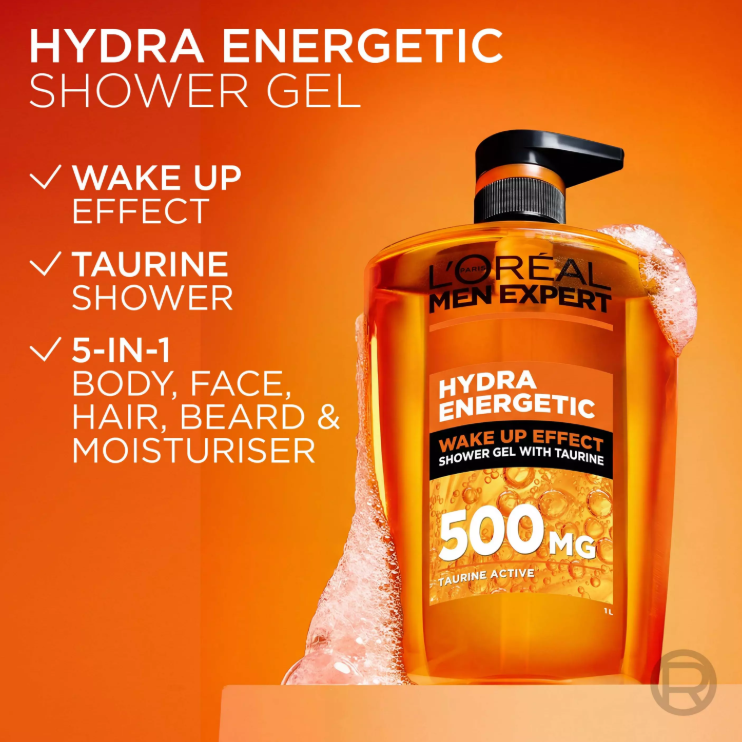 L'Oréal Paris Men Expert Hydra Energy XXXL Shower Gel 1000ml
