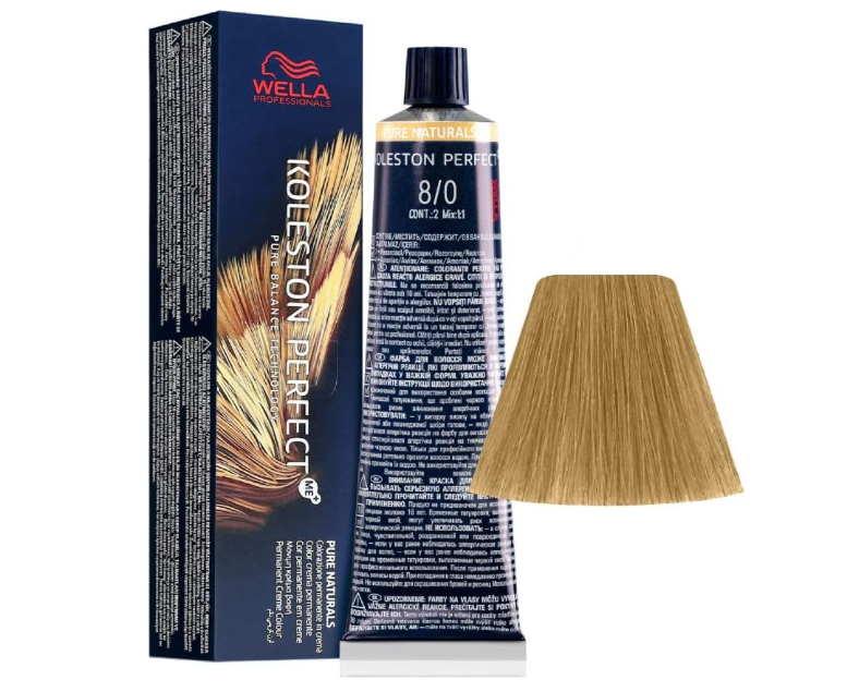 Wella Professionals Koleston Perfect Me 8/0 Light Blonde 60ml – 3 Pack