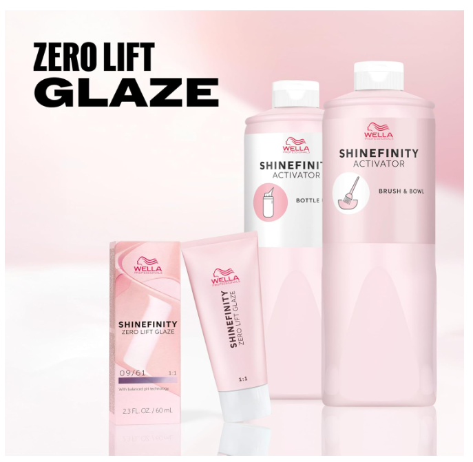 Wella Professionals Zero Lift Shinefinity Glaze 09/65 Cool Pink Shimmer 60ml