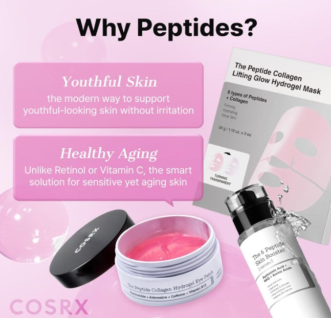 COSRX Pink Peptide Collagen Hydrogel Eye Patches