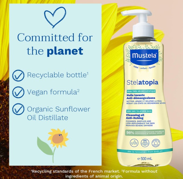 Mustela Stelatopia Cleansing Oil 500ml