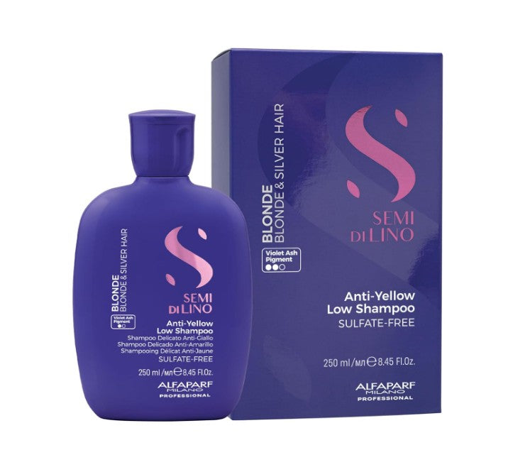 Alfaparf Milano Semi Di Lino Blonde Anti-Yellow Low Shampoo 250ml
