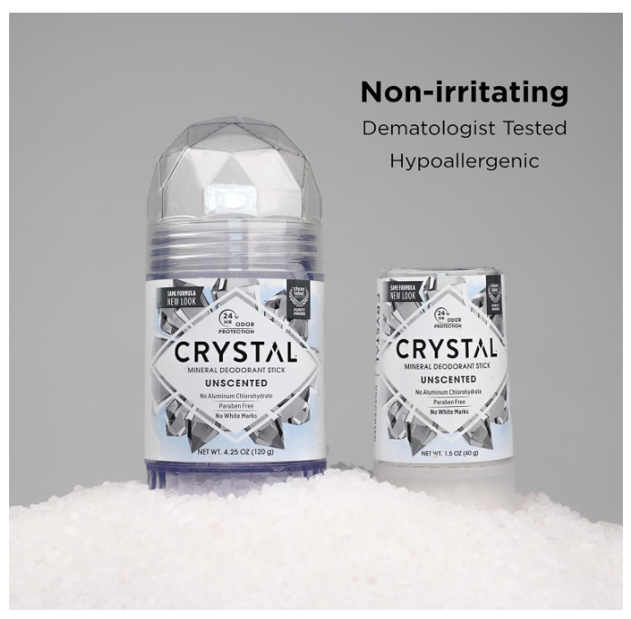 Crystal Essence Mineral Deodorant Stick Unscented 120g