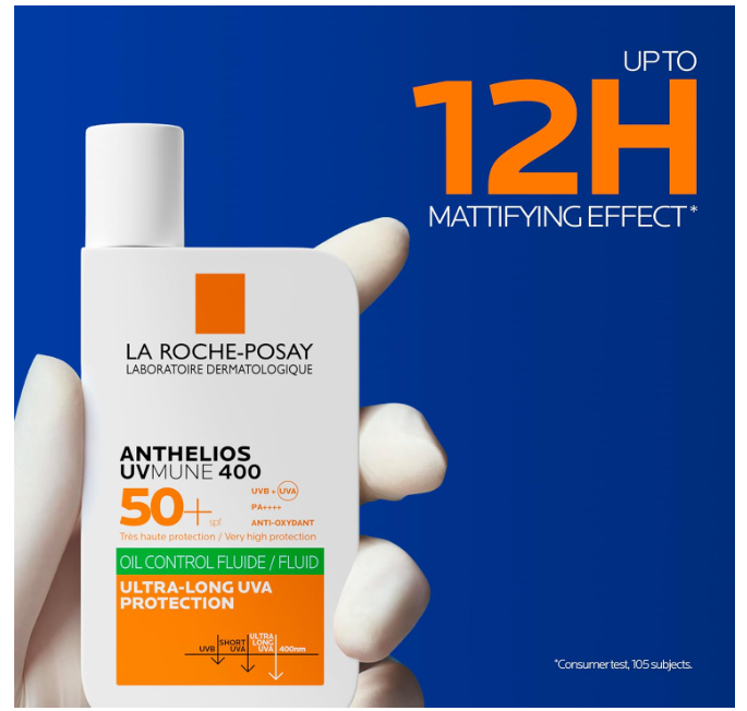 La Roche-Posay Anthelios UVMune 400 Oil Control Invisible Fluid SPF50+ 50ml