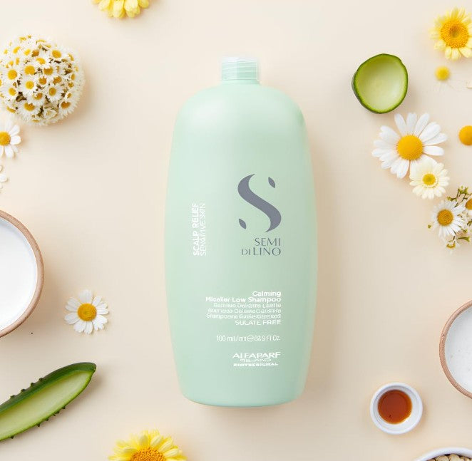 Alfaparf Milano Semi Di Lino Scalp Relief Calming Micellar Shampoo 1000ml