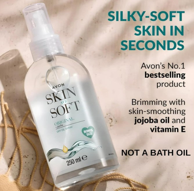 Avon Skin So Soft Original Dry Oil Body Spray 250ml