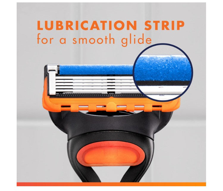 Gillette Fusion5 Men's Razor Kit (1 Razor Handle + 12 Blade Refills)