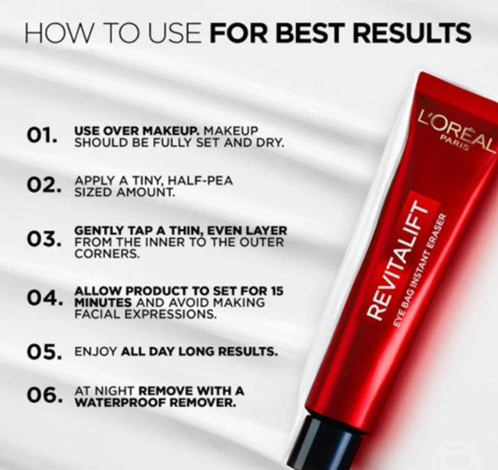 L'Oréal Paris Revitalift Laser Eye Bag Instant Eraser 15ml