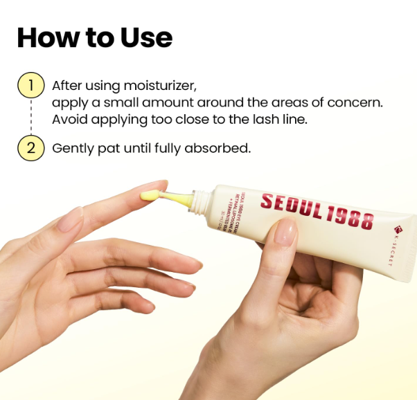 K-Secret Seoul 1988 Eye Cream Retinal Liposome 4% + Fermented Bean