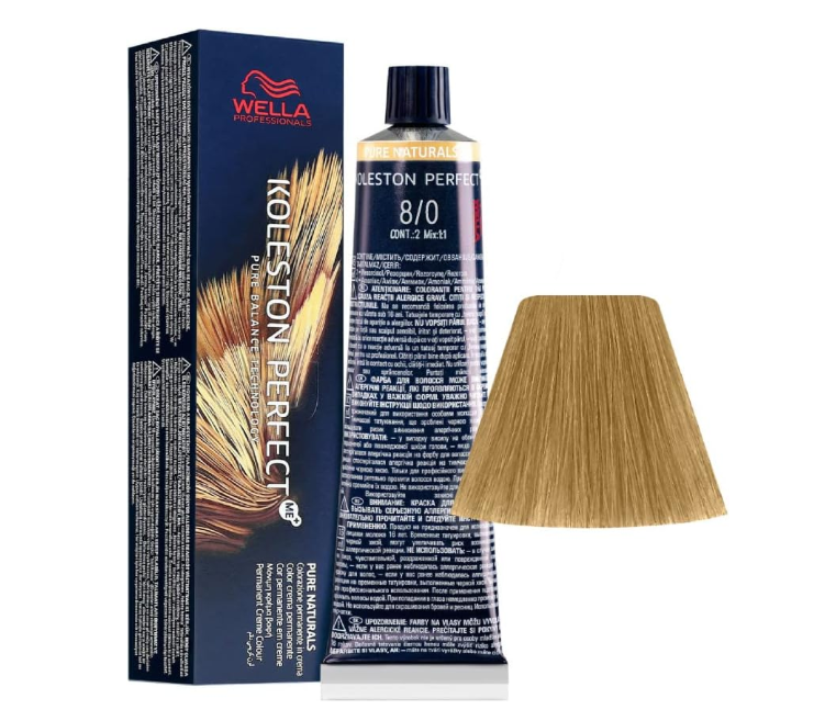Wella Professionals Koleston Perfect Me 8/0 Light Blonde Natural 60ml