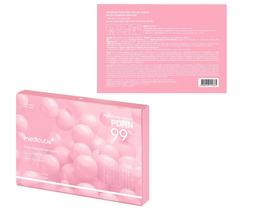 Medicube Salmon DNA PDRN Pink One Day Serum 15ml