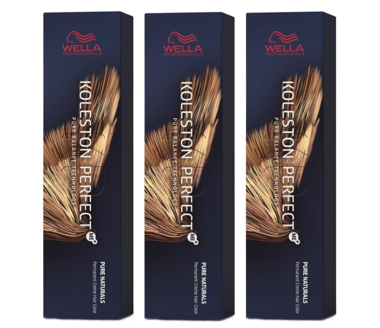 Wella Professionals Koleston Perfect Me 5/00 Light Brown 60ml – 3 Pack