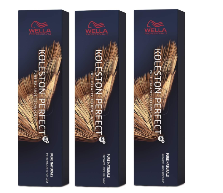 Wella Professionals Koleston Perfect Me 7/0 Medium Blonde 60ml – 3 Pack