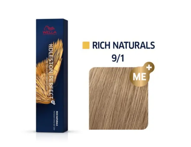 Wella Professionals Koleston Perfect Me 9/1 Light Blonde Ash 60ml