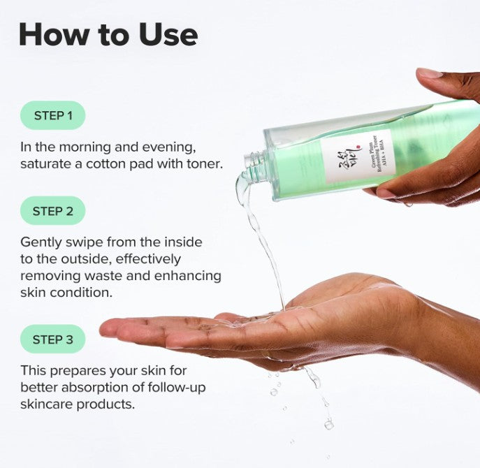 Beauty of Joseon Green Plum Refreshing Toner : AHA + BHA 152ml