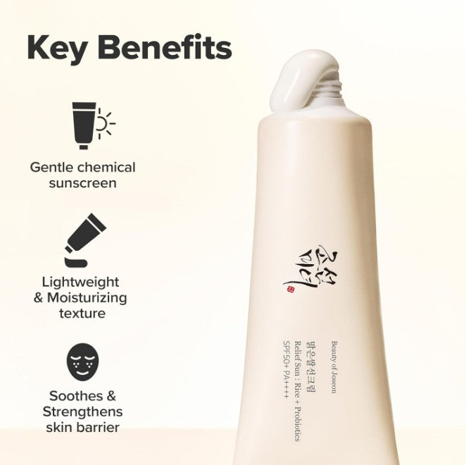 Beauty of Joseon Relief Sun: Rice + Probiotics SPF50+ PA++++ 50ml