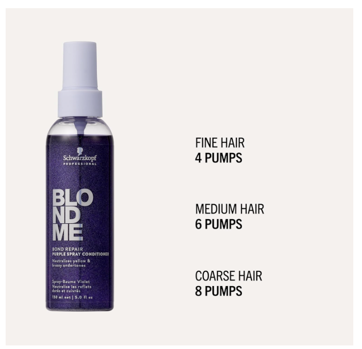 BlondMe Bond Repair Purple Spray Conditioner 150ml