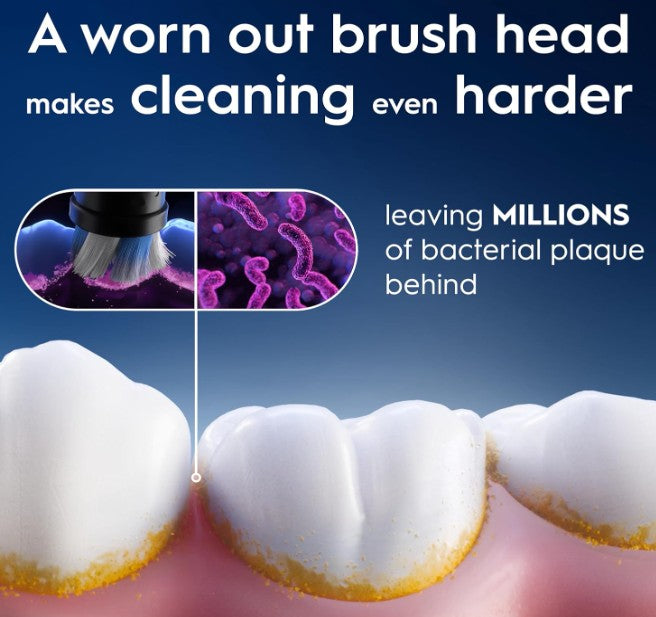 Oral-B iO Gentle Care Toothbrush Heads, Black, 4pcs